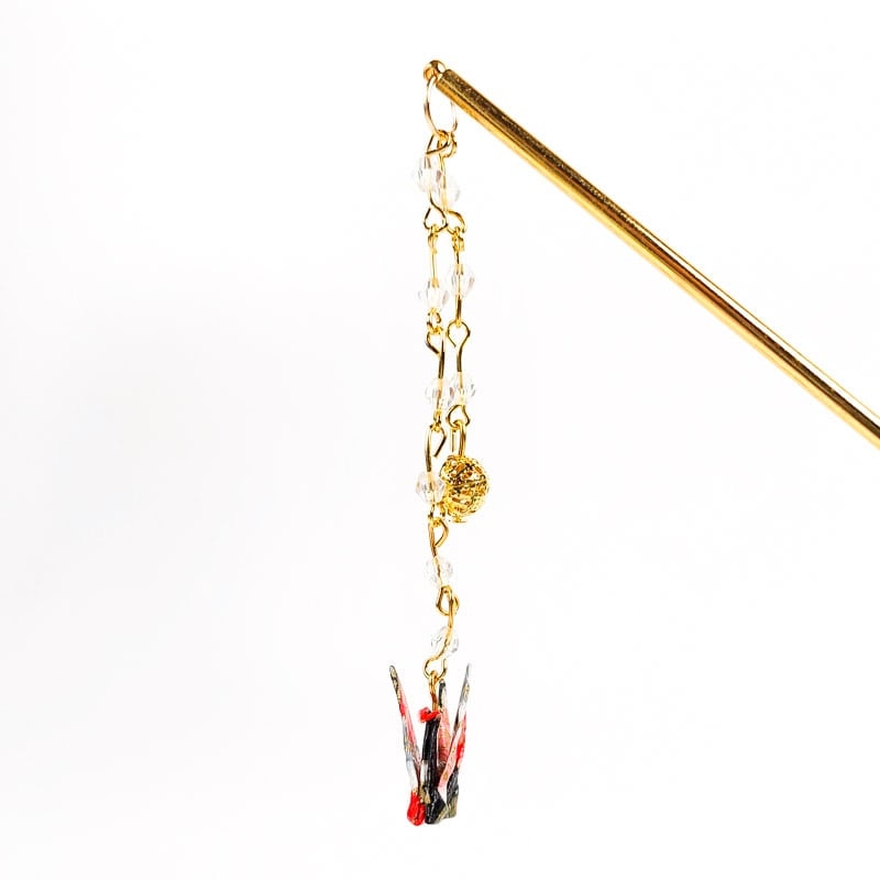 Origami japanilainen Kanzashi punainen