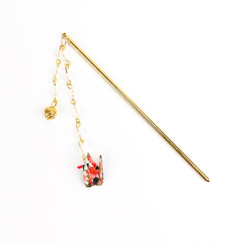 Origami japanilainen Kanzashi punainen