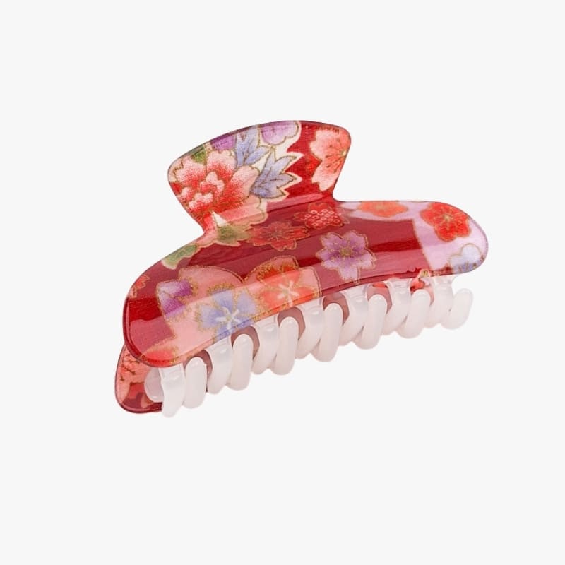 Punainen japanilainen hiusklipsi
