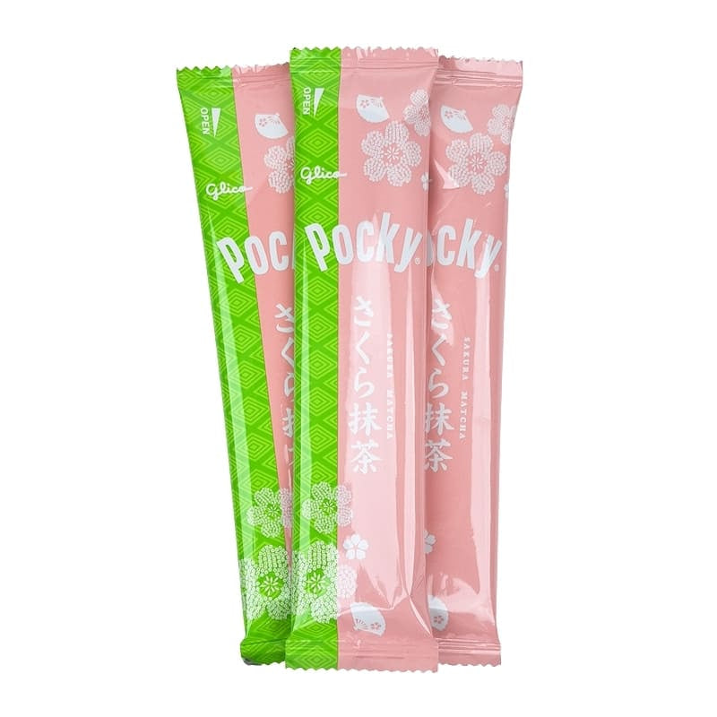 Pocky keksi tikku Sakura Matcha Matcha Matcha