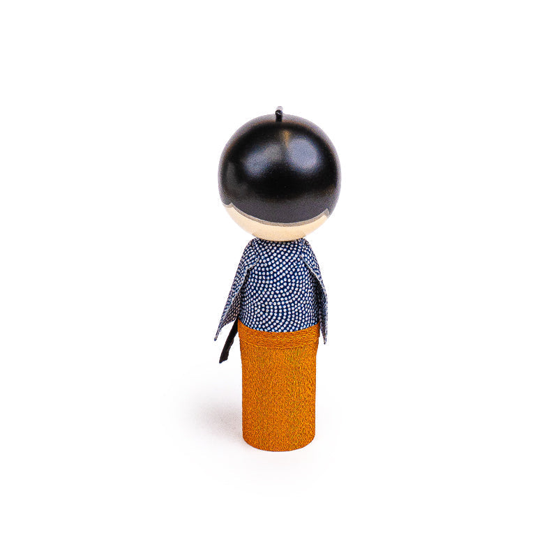 Japanilainen Kokeshi Samurai-nukke