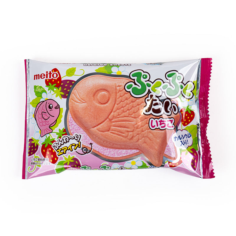 Puku Puku Vohveli Taiyaki Mansikka