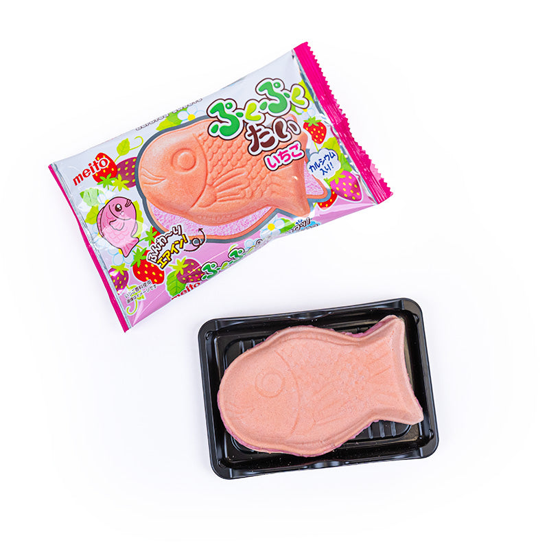 Puku Puku Vohveli Taiyaki Mansikka