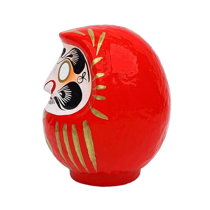 Punainen japanilainen Daruma - 9-15 cm
