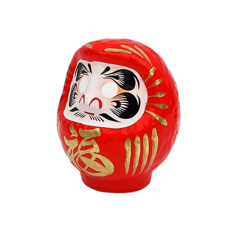 Punainen japanilainen Daruma - 9-15 cm
