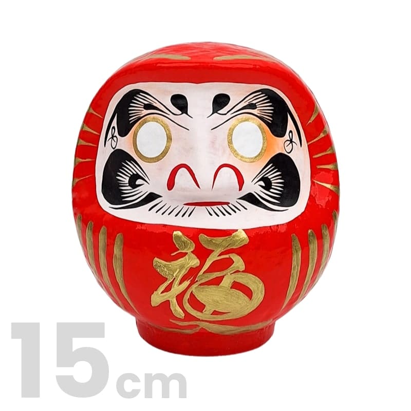 Punainen japanilainen Daruma - 9-15 cm - 15 cm - 15 cm