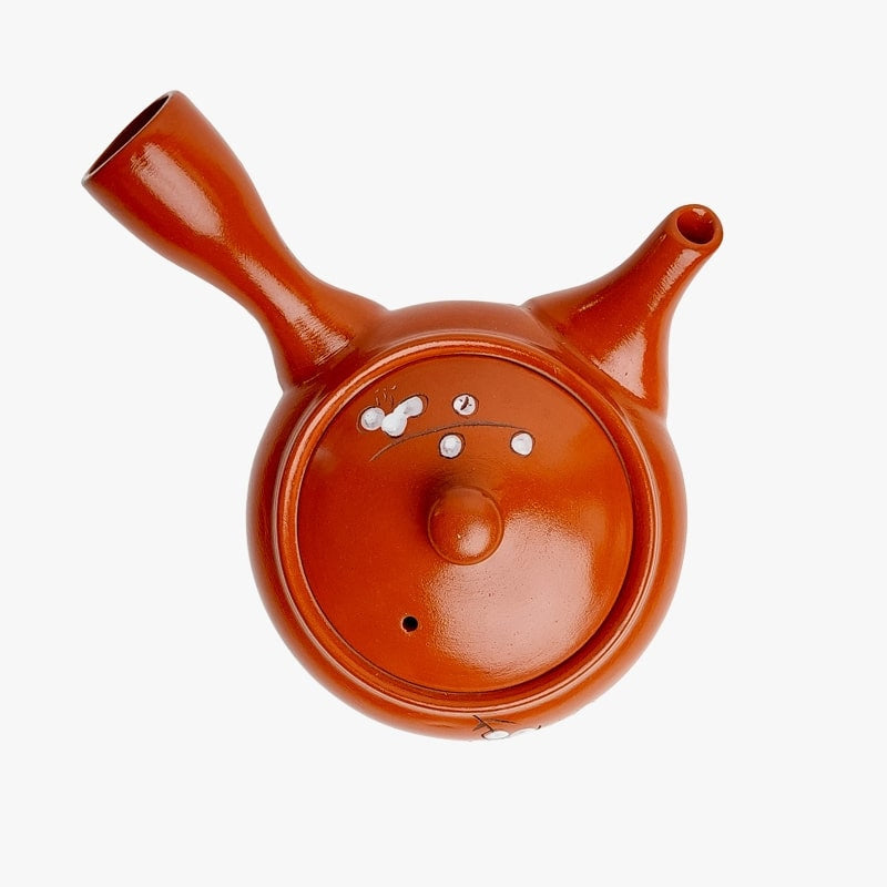 Punainen Kyusu japanilainen teekannu