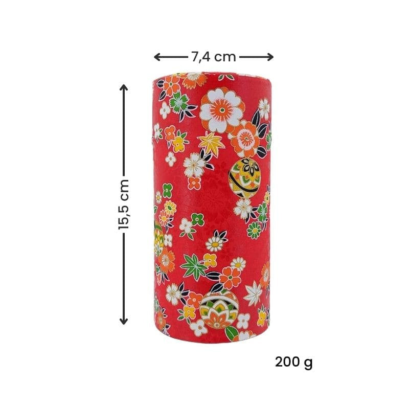 Punainen Washi paperi teepakkaus