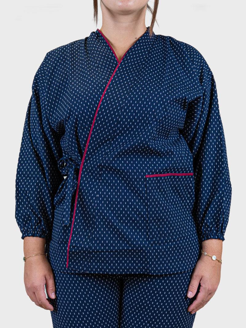 Naisten japanilaiset Samue-pyjamat, Arare-kuvio