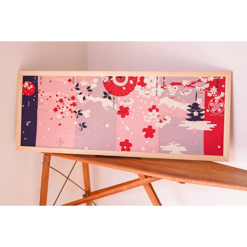 Sakura Japanilainen Tenugui-kangas