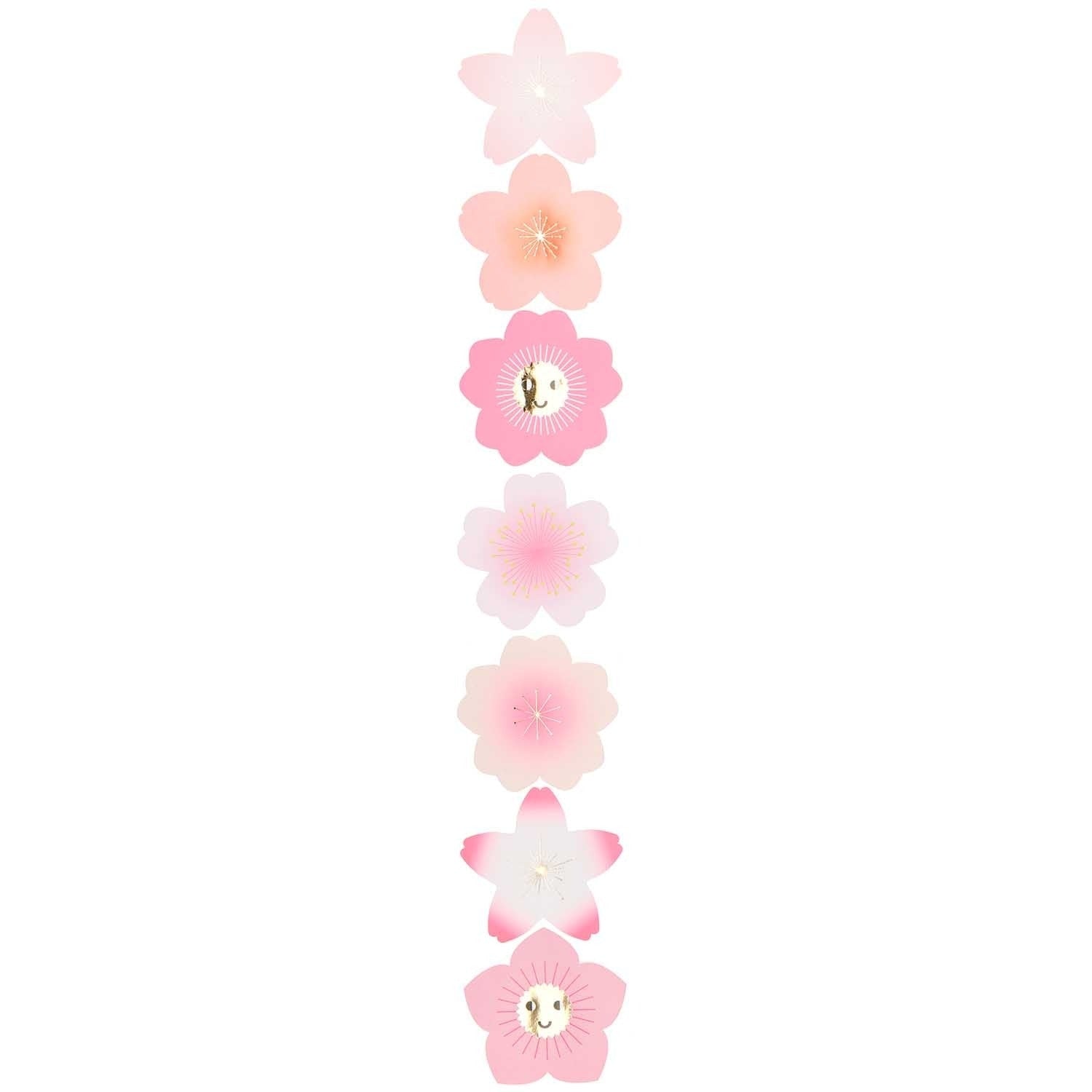 Sakura kukkia tarroja