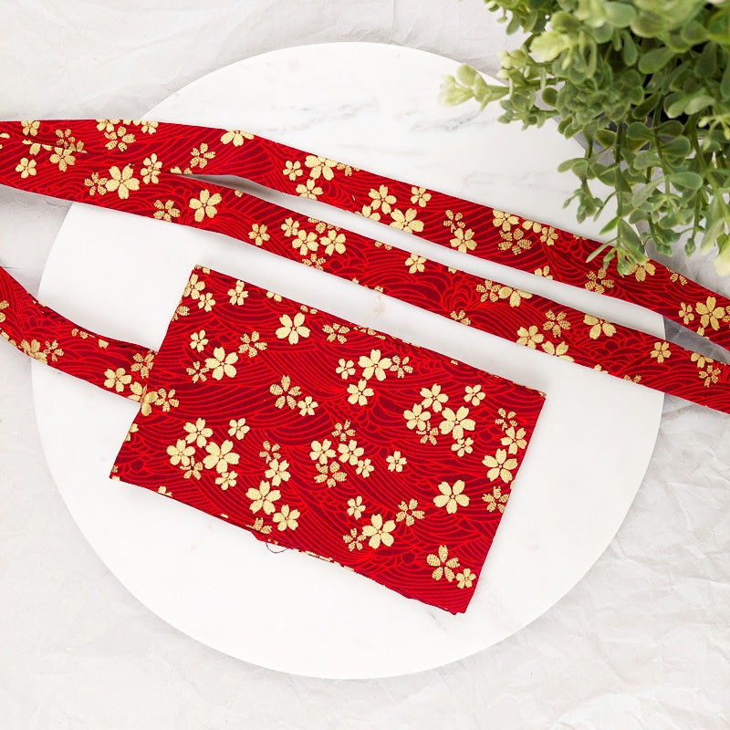 Sakura punainen Obi-vyö