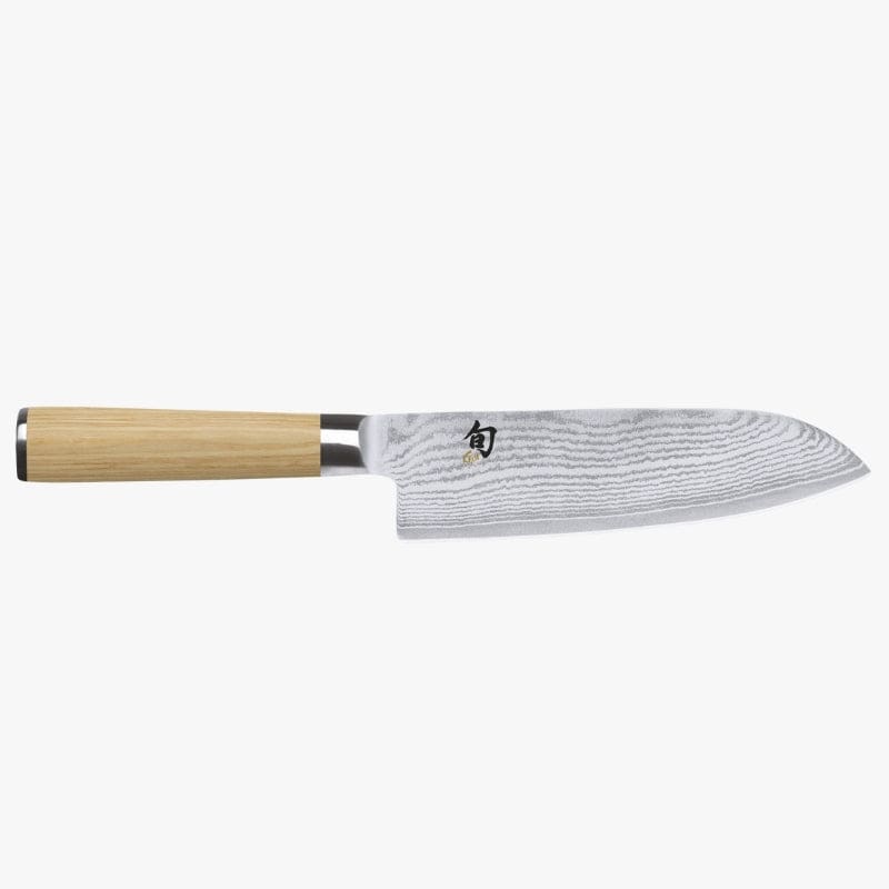 Santoku-veitsi Shun Classic White 18 cm, valkoinen 18 cm