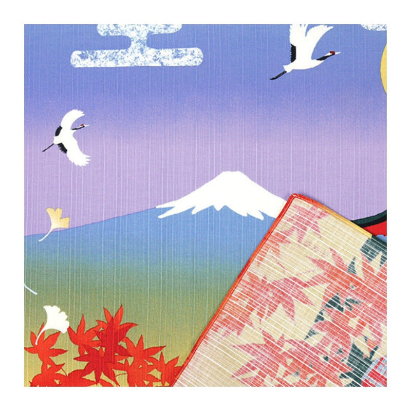 Syksyn japanilainen Furoshiki - 50cm x 50cm