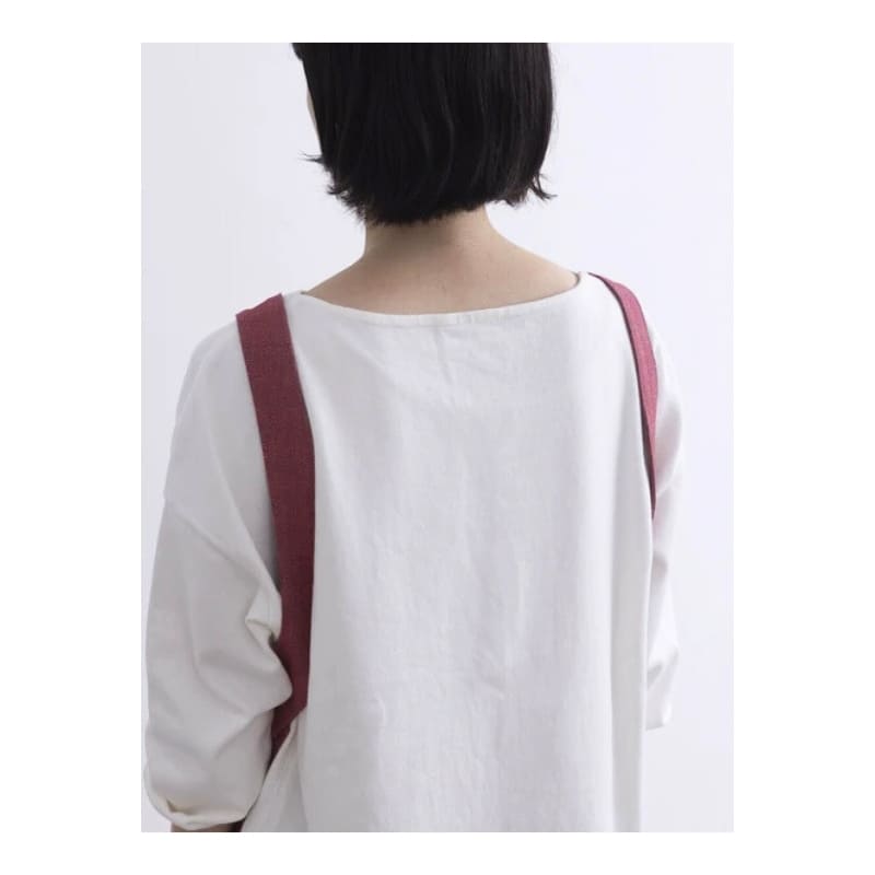 Unisex lyhyt japanilainen esiliina punainen