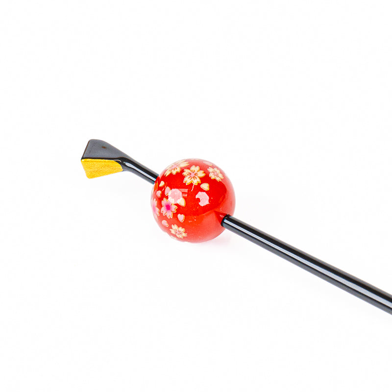 Japanilainen Tama Kanzashi Ukidama, punainen