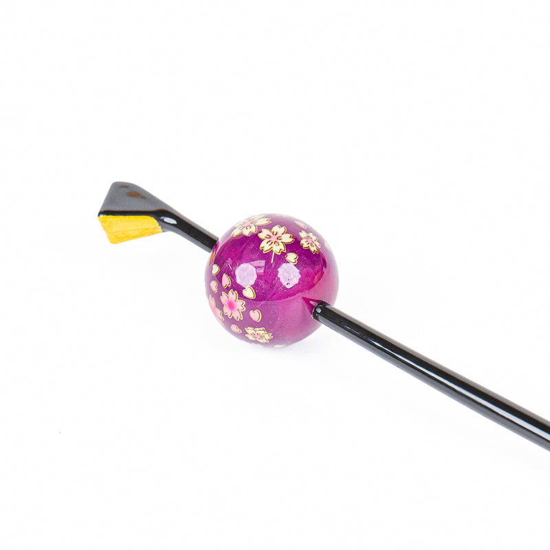 Japanilainen Tama Kanzashi Ukidama, violetti