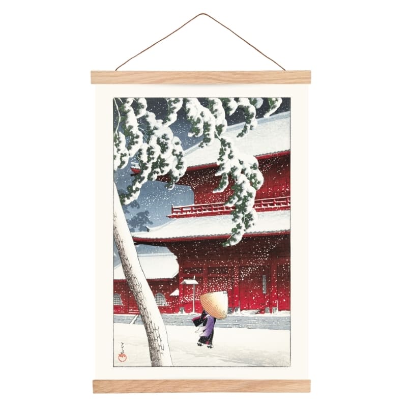 Japanilainen temppeli Zojo juliste - A3