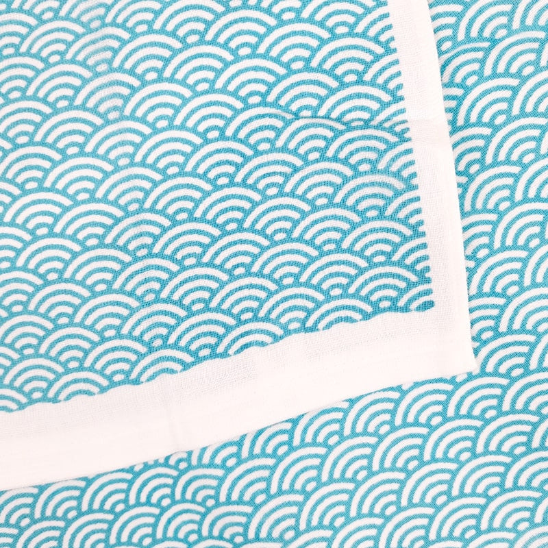 Tenugui Japanilainen puuvillainen harso Seigaiha