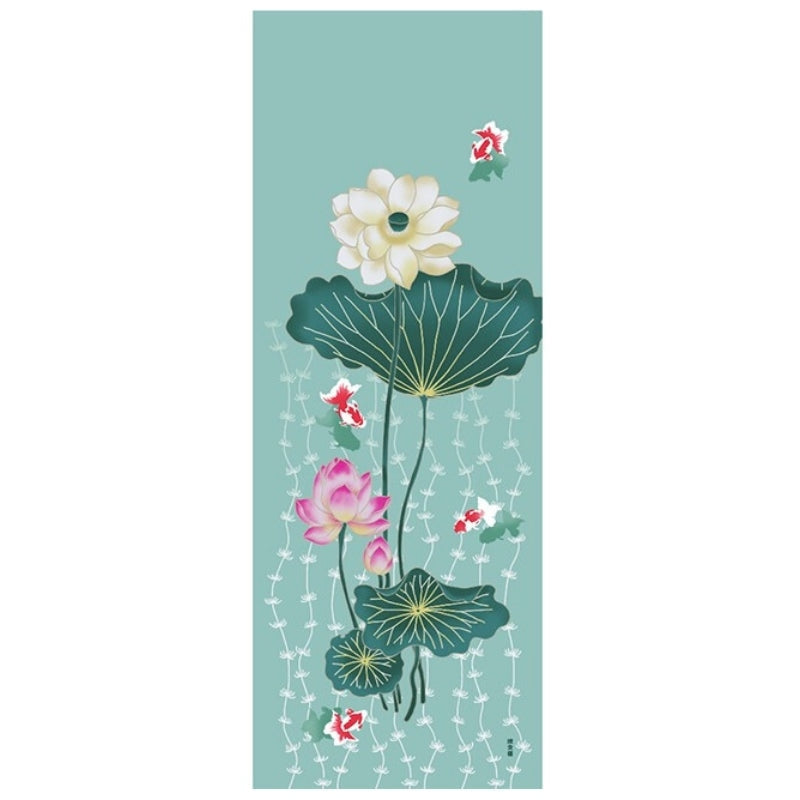Tenugui Sacred Lotus pyyhe