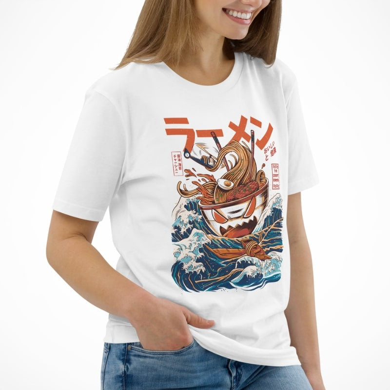The Great Ramen of Kanagawa Japanilainen T-paita