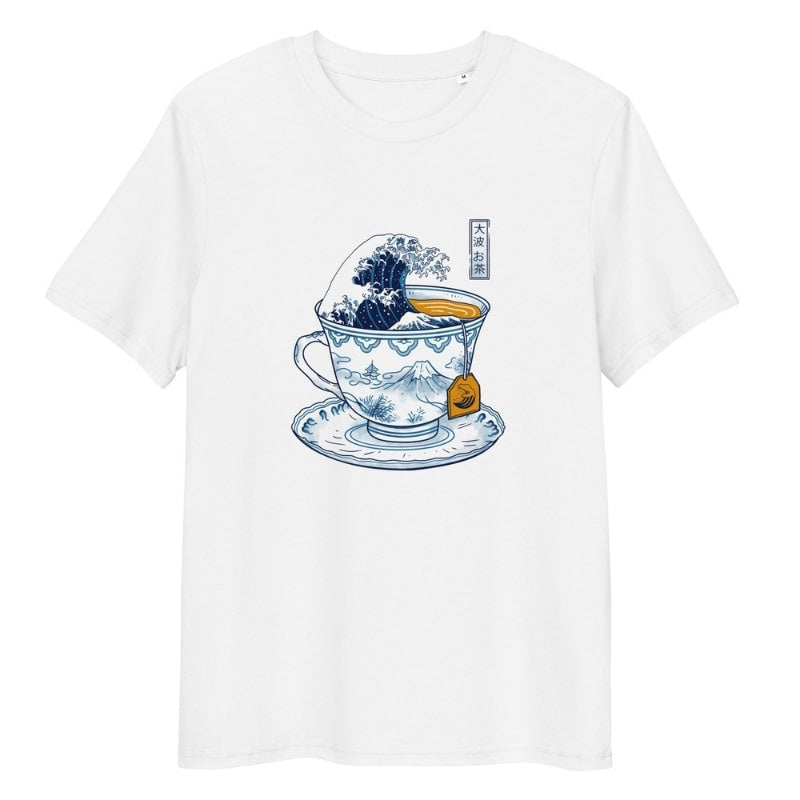 The Great Tea of Kanagawa Japanilainen T-paita - S
