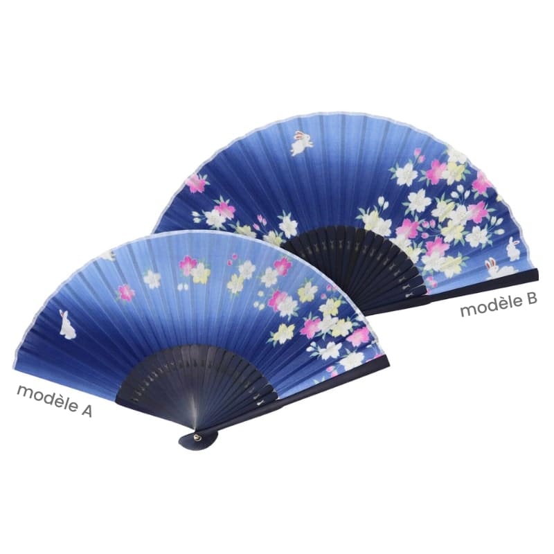 Usagi sininen japanilainen tuuletin