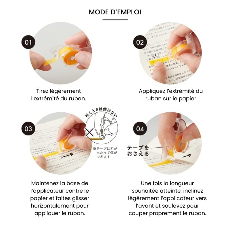 Vaaleanpunainen Kanmido itseliimautuva korostuskynä