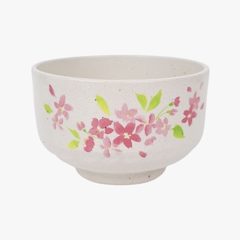 Vaaleanpunainen Sakura japanilainen Matcha kulho