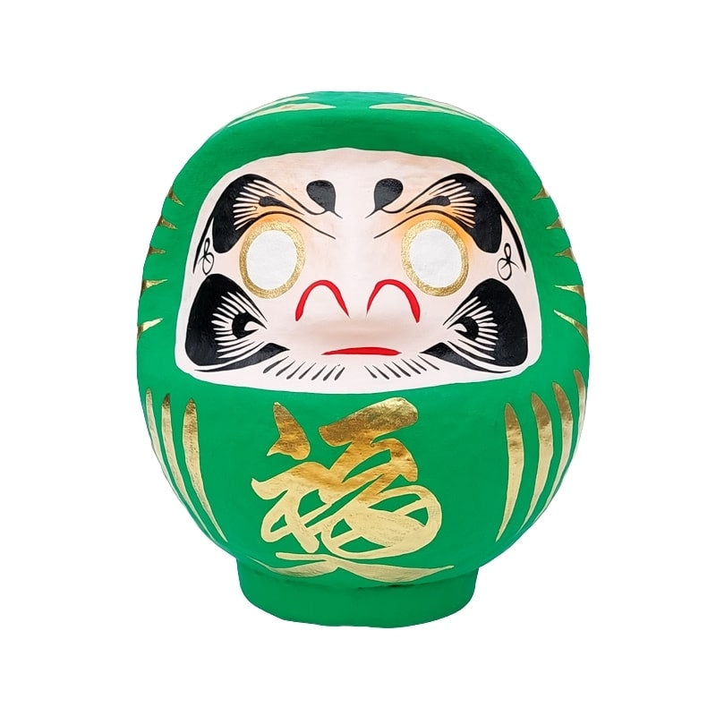 Vihreä japanilainen Daruma - 12 cm