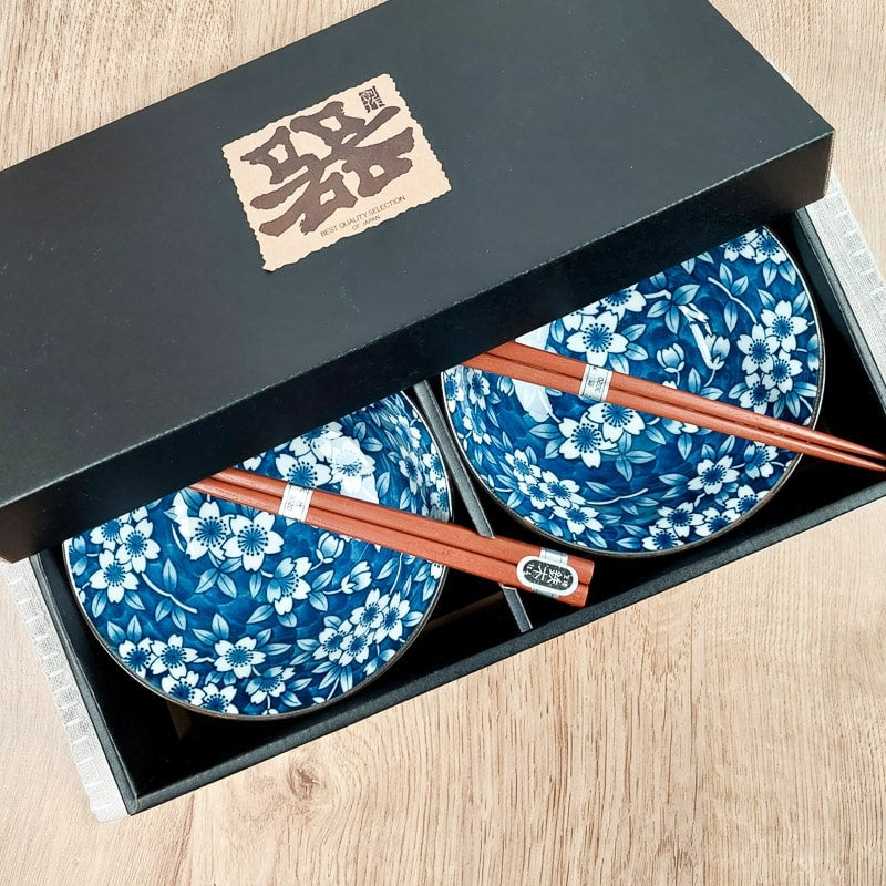 2 japanilaisen riisikulhon sarja