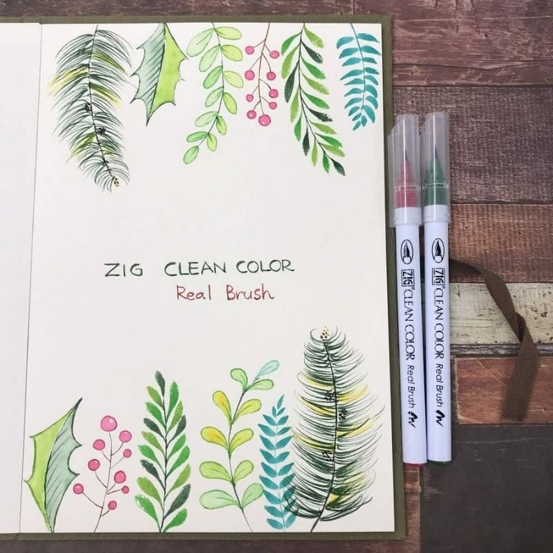 24 kpl ZIG Extra-Fine Brush -kynän sarja