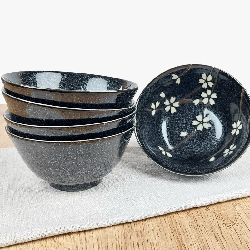 5 japanilaisen kevätkulhon sarja