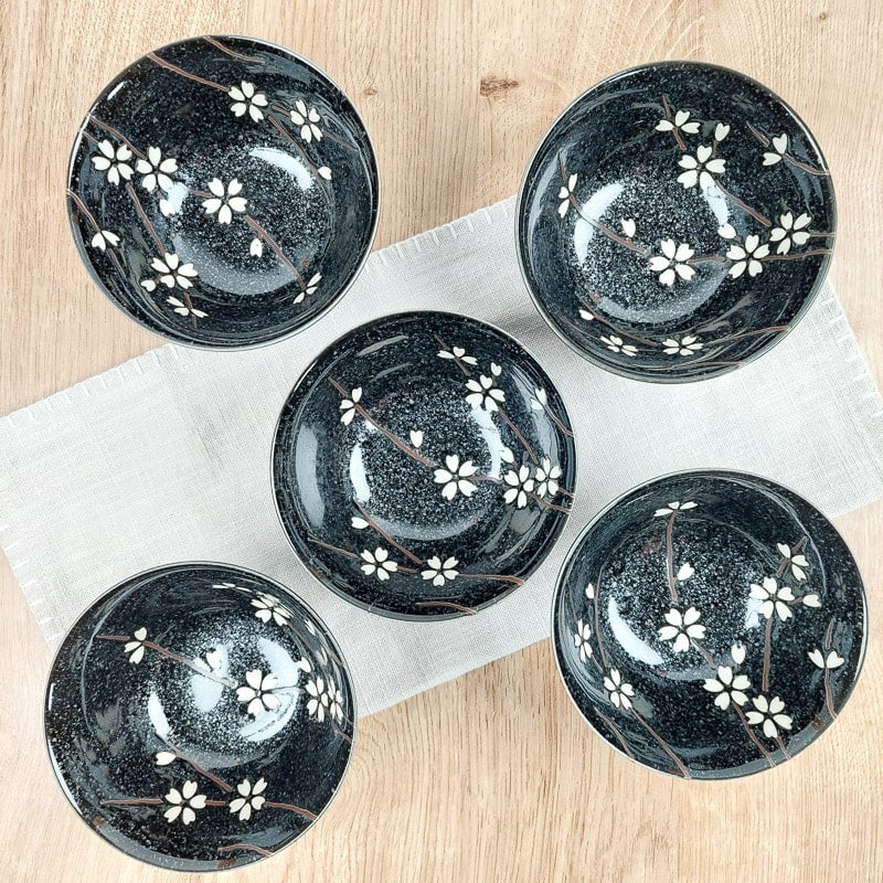 5 japanilaisen kevätkulhon sarja