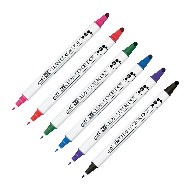 6 Dot Double Point -merkintäkynän sarja