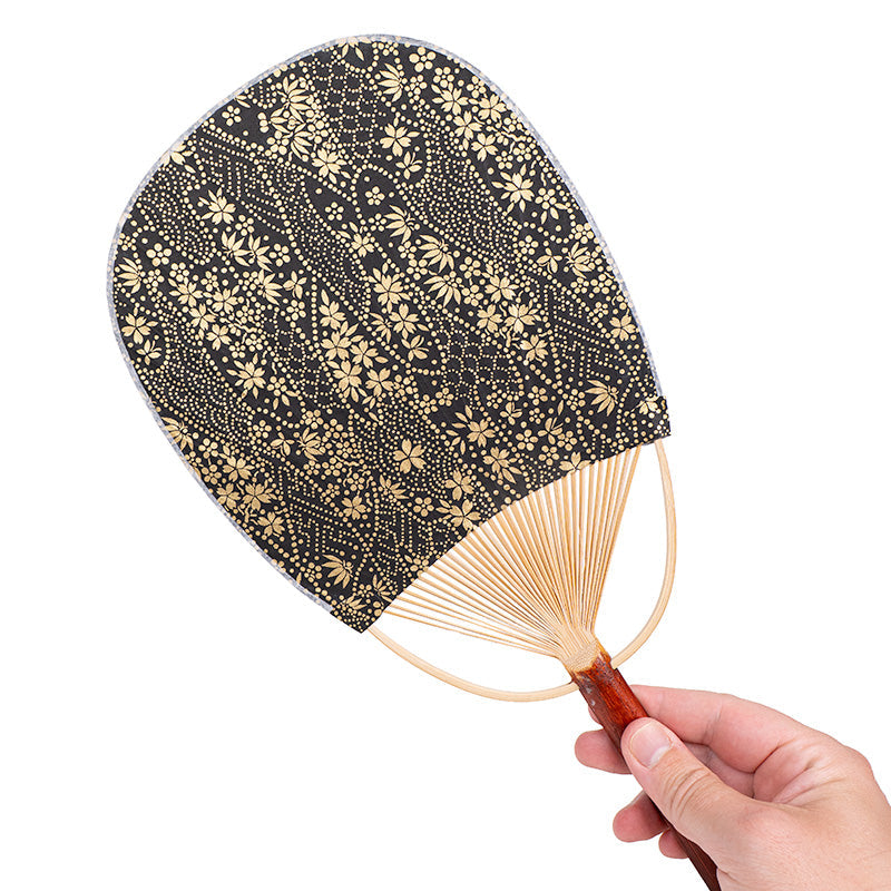 Japanilainen Uchiwa Viuhka - Washi Kulta