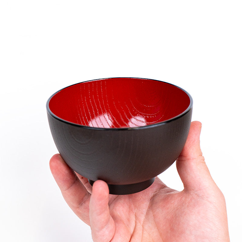Japanilainen Miso Keittokulho - Puujäljitelmä