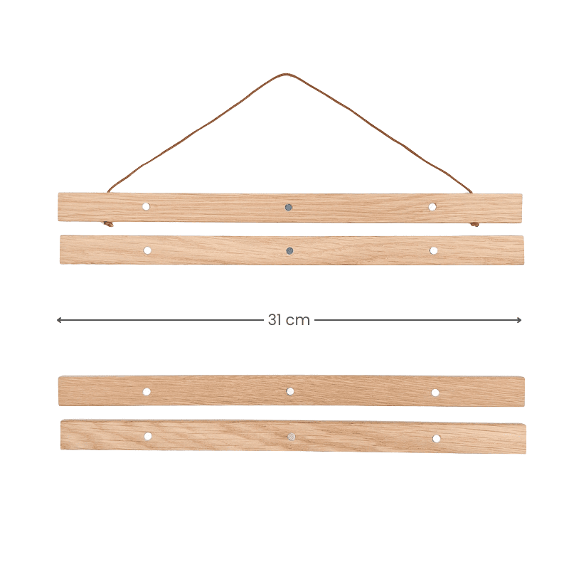 A3 muotokuva magneettinen puinen kyltinpidin