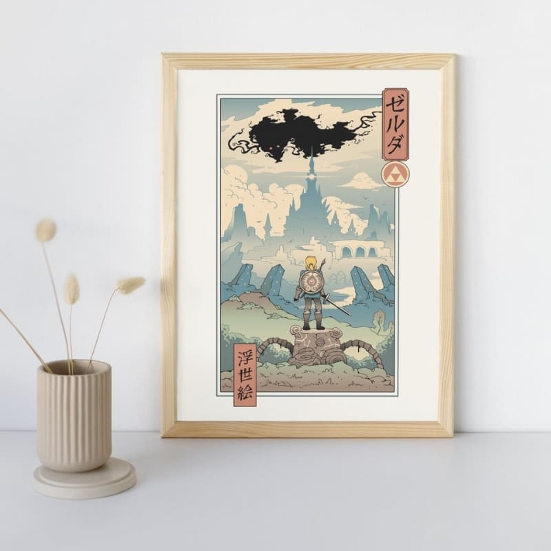 Japanilainen Ukiyo-e legenda juliste - A3