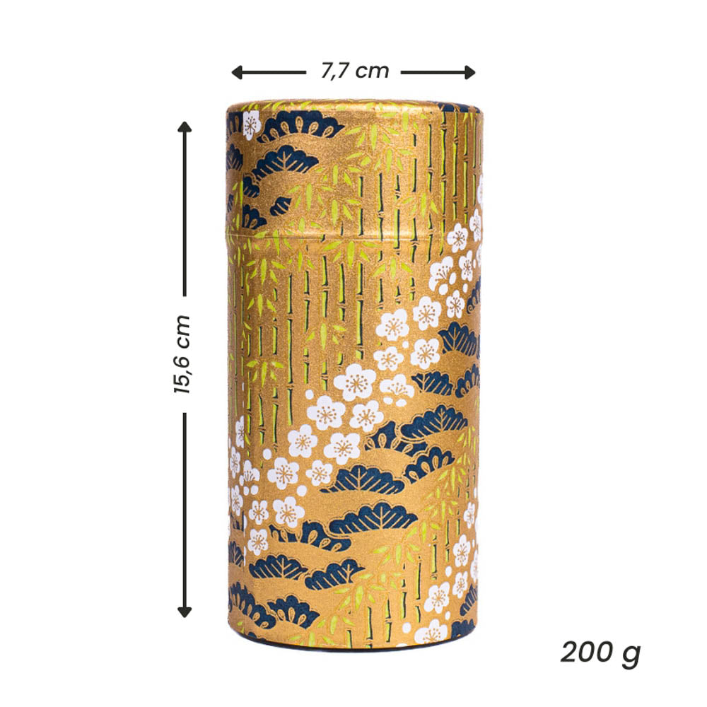 Japanilainen Washi Takeshirabe -teepakkaus, kultainen