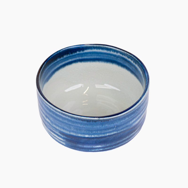 Koboltinsininen japanilainen matcha-kulho