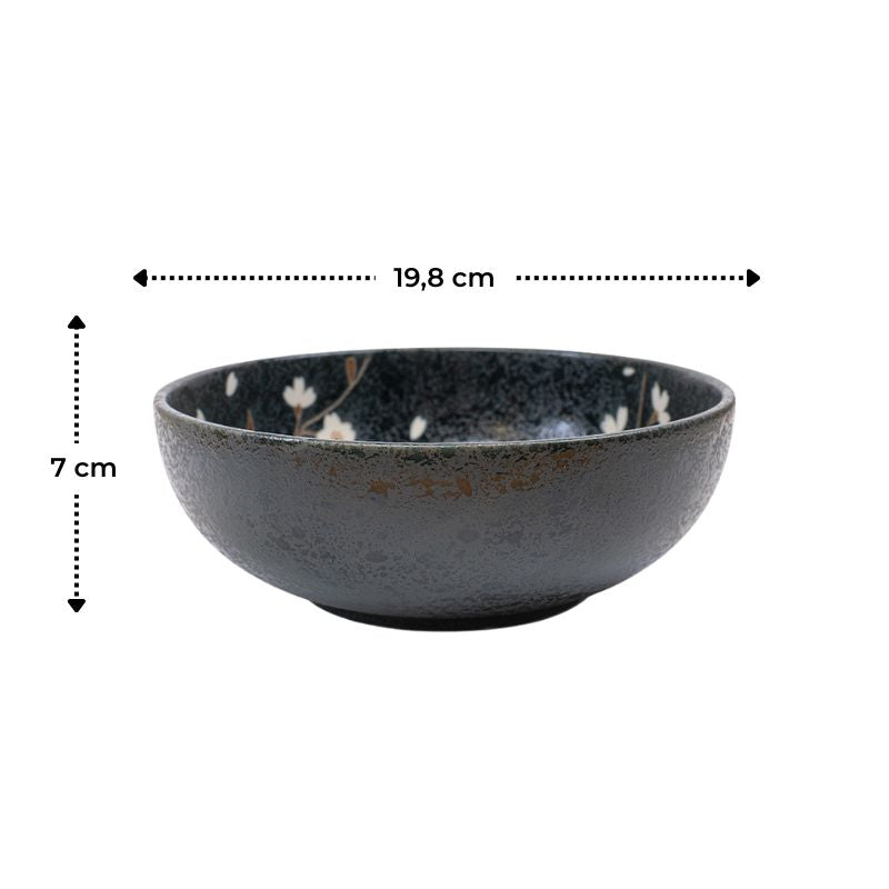 Japanilainen Donburi Kulho - Kuro Sakura