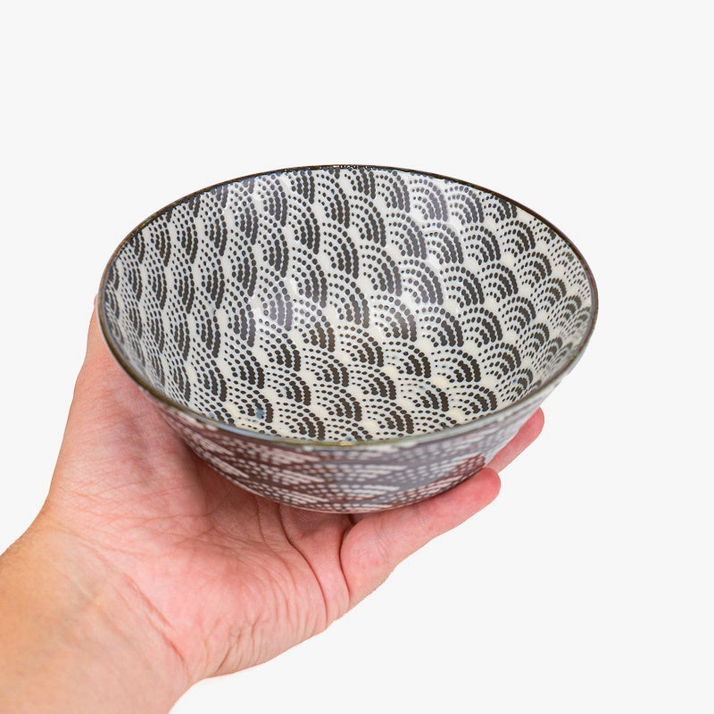 Japanilainen kulho, Seikaiha-kuvio