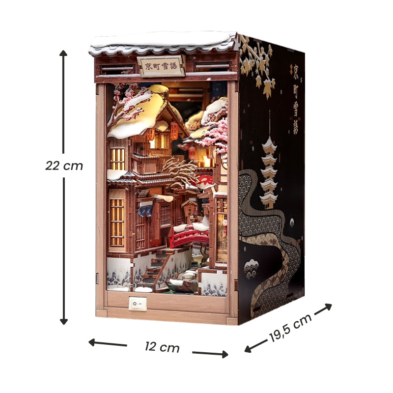 Book-Nook Japanilainen Kyoto Snow Whisper
