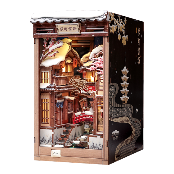 Book-Nook Japanilainen Kyoto Snow Whisper