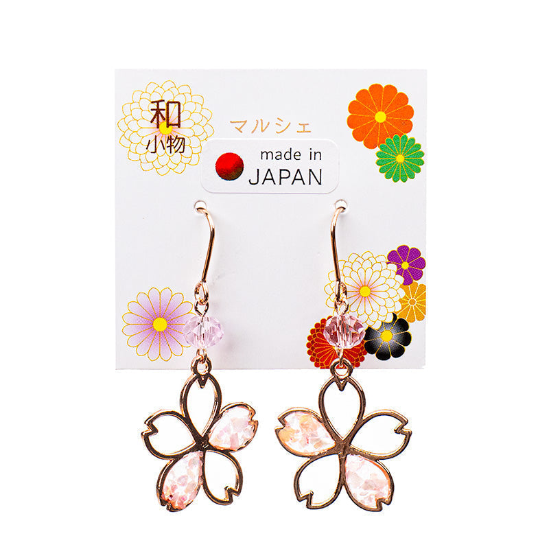 Japanilainen kirsikankukka korvakorut