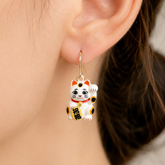 Maneki Neko Japanilaiset korvakorut