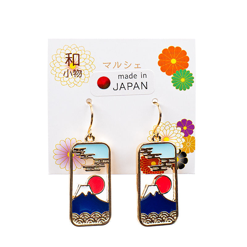 Fuji-vuori Japanilaiset korvakorut