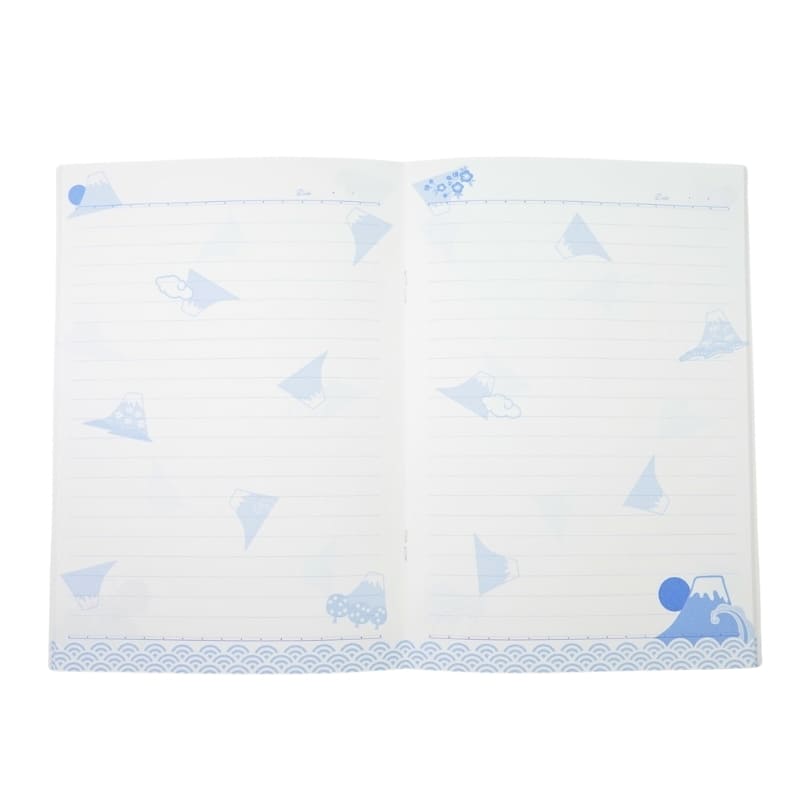 Japanilainen muistikirja Fujisan & Seigaiha