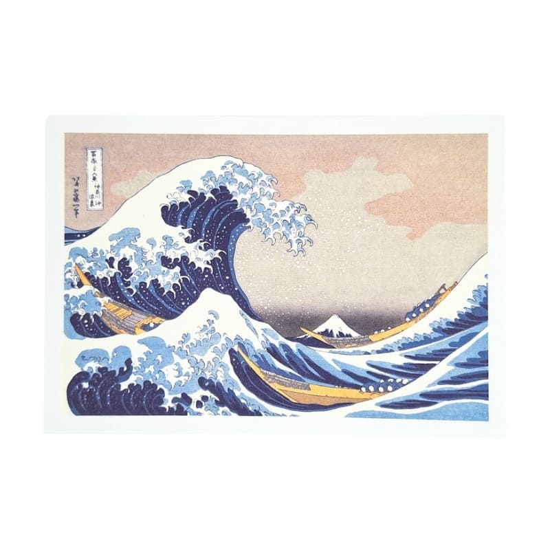 Japanilainen postikortti Wave of Kanagawa
